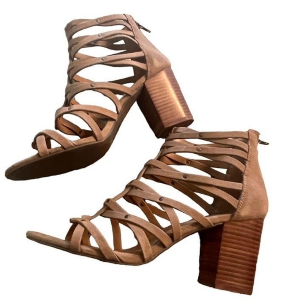 Crown Vintage Palas Gladiator Sandal - Tan - Size 10